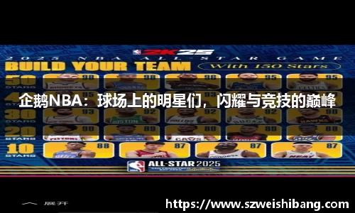 企鹅NBA：球场上的明星们，闪耀与竞技的巅峰